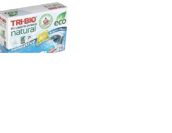 Veļas mazgāšanas kapsulas TRI-BIO Eco Natural, Sensetive, 14gab