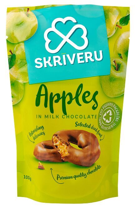 SKRĪVERU Āboli piena šokolādē 100g