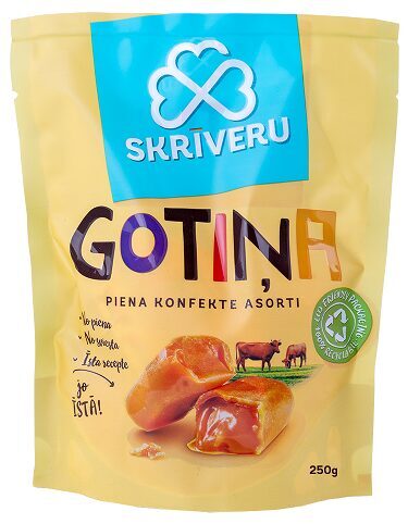 SKRĪVERU GOTIŅA asorti 250g
