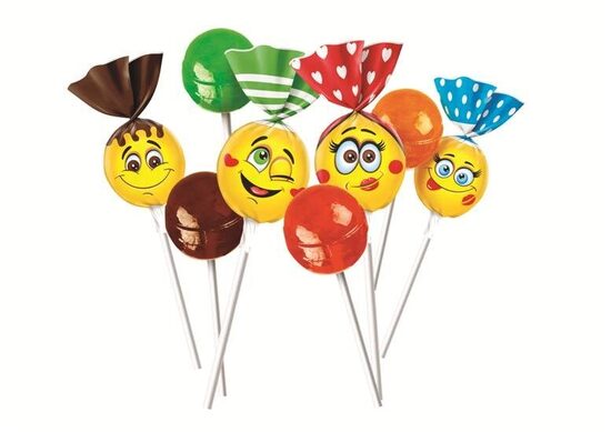 Karameles ROSHEN ar dažādām garšām Lollipops, 1kg (0.92kg)