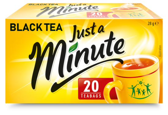 Melnā tēja JUST A MINUTE 20x1.4g
