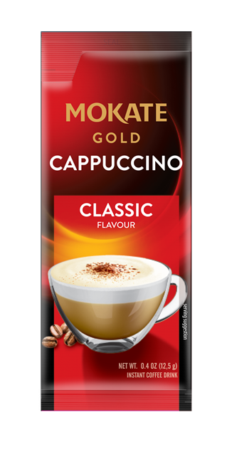 1x Kapučīno dzēriens MOKATE GOLD Klasiskais  12.5g x 8