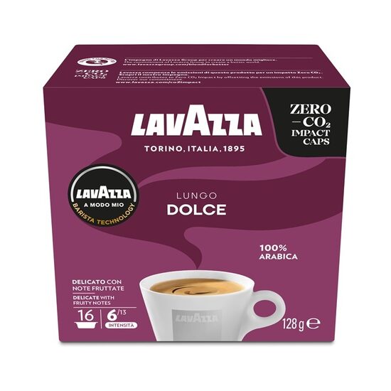 Kafijas kapsulas LAVAZZA, A Modo Mio Lungo Dolce, 128g