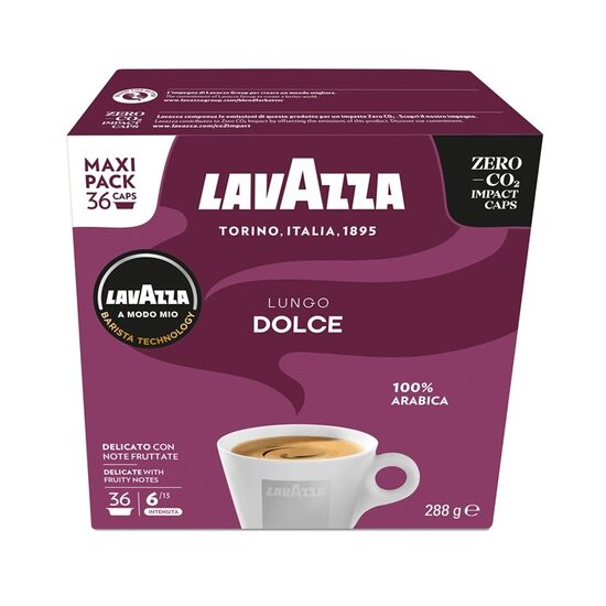Kafijas kapsulas LAVAZZA, A Modo Mio Lungo Dolce, 288g