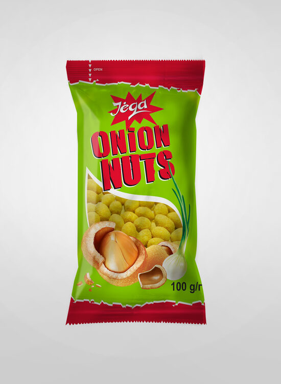 Zemesrieksti Jėga kraukšķīgā apvalkā ar sīpolu garšu, 100g