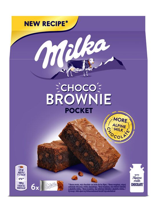 Milka cepumi Brownie 150g