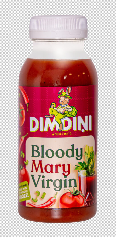 DIMDIŅI bezalkoholiskais tomātu sulas dzēriens "Bloody Mary", 250ml (DEP)