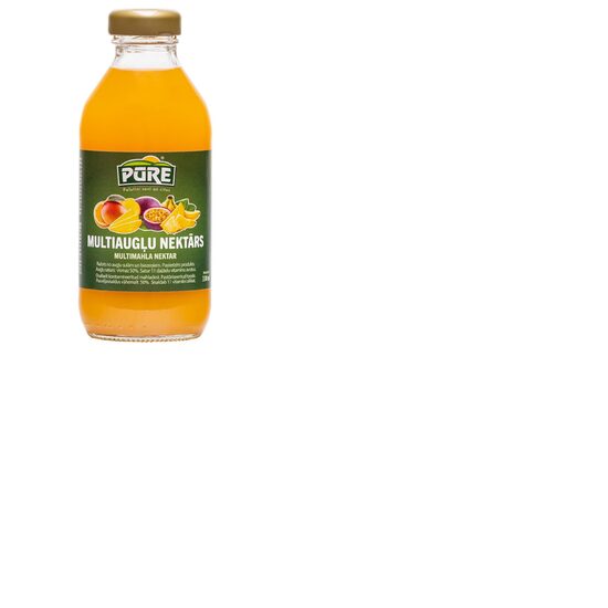 Multiaugļu nektārs PŪRE, 330ml(DEP)