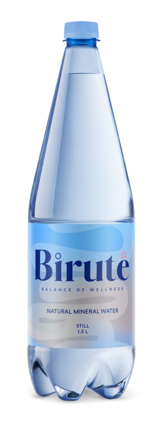 Naturāls minerālūdens Birute, negāzēts, 1,5l (DEP)