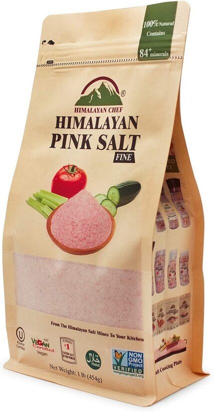 Smalkā himalaju rozā sāls HIMALAYAN CHEF, 454g