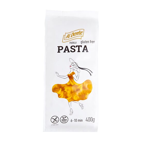 Makaroni bez glutēna AL DENTE, Fusilli, 400g