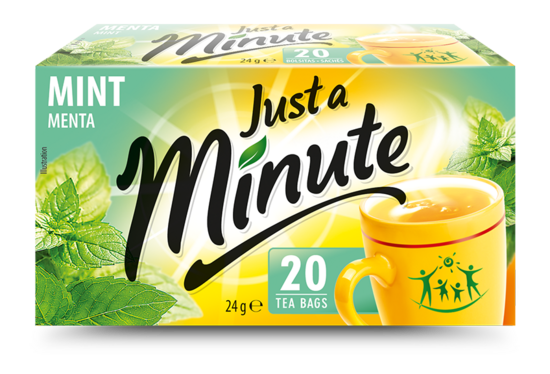 Piparmētru tēja JUST A MINUTE 20 x 1,2g