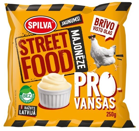 Majonēze SPILVA Street Food Provansas, 250g