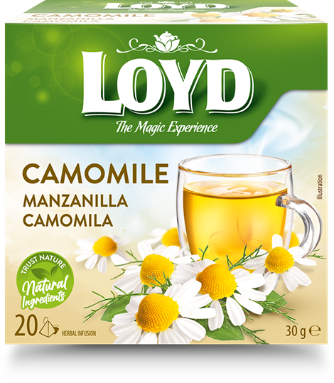 Kumelīšu tēja LOYD Pyramids HERBAL 20 x 1,5 g