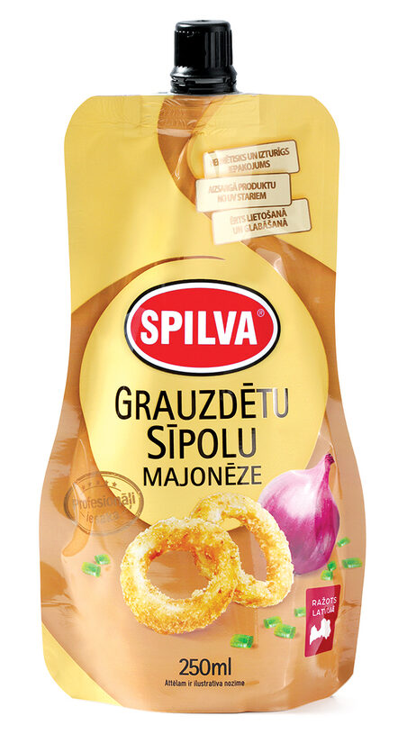 Majonēze SPILVA Grauzdētu sīpolu, 250ml