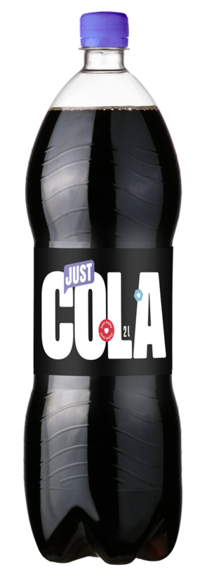 Gāzēts atspirdz.dzēriens Just Cola Classic ar kolas garšu, ar cukuriem un saldinātāju, PET, 2l (DEP)