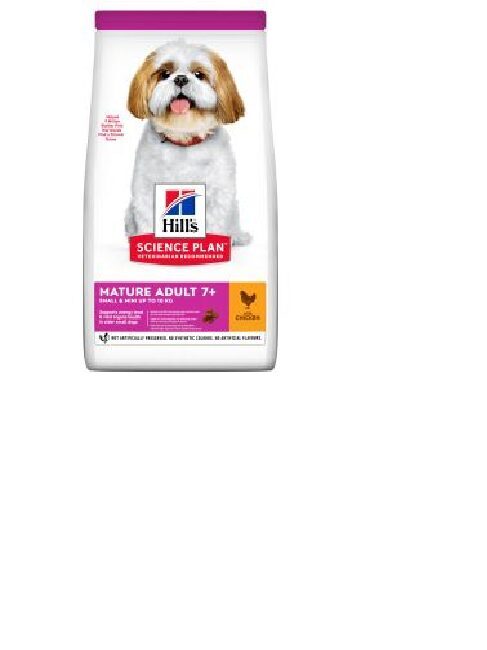 Sausā barība pieaugušiem suņiem HILL'S Science Plan Canine 7+, ar vistu, 3kg