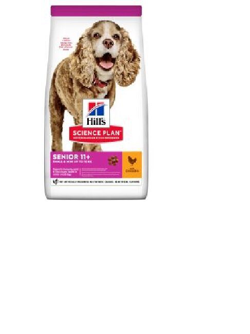 Sausā barība suņiem HILL'S Science Plan Canine Senior 11+, ar vistu, 1.5kg