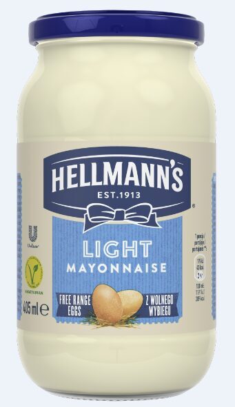 Majonēze HELLMANN'S Light, 405ml