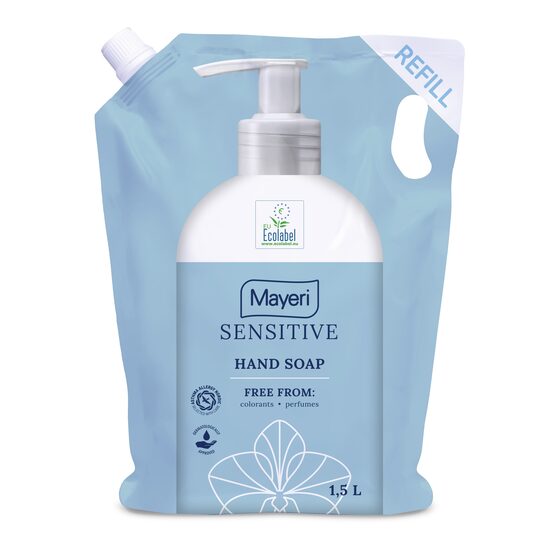 Šķidrās ziepes MAYERI Sensitive, Refill, 1.5l