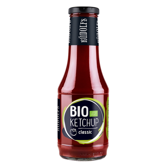 Tomātu kečups RŪDOLFS BIO, klasiskais, 530 g