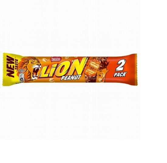 Šokolādes batoniņš LION Zemesriekstu, 2 pack, 62g