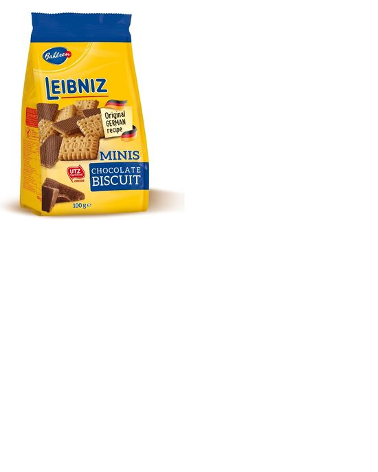 Šokolādes cepumi BAHLSEN Leibniz Minis, 100g