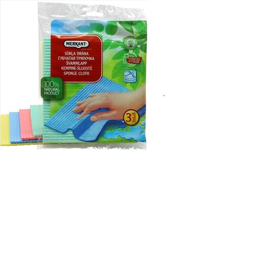 Sūkļa drāna MERKANT, 0.047kg/paka, 3gab