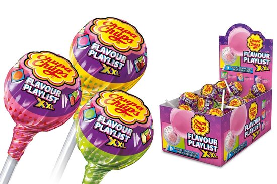 Ledenes uz kociņa CHUPA CHUPS Flavour playlist 29gx25gab