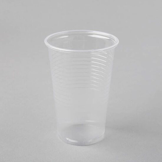 Glāzes 200ml, D 70mm, caurspidīgas, PP, 0.21kg, 100gab