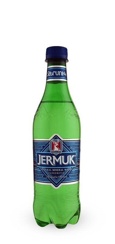 Dabīgais minerālūdens JERMUK, gāzēts, PET, 1l (DEP)
