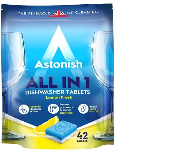 Tabletes trauku mazgāšanas automātiem ASTONISH, 42gab