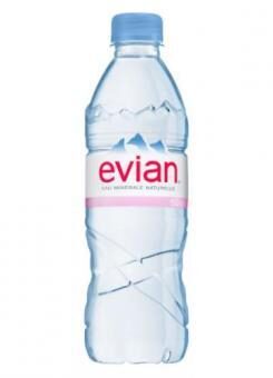 Minerālūdens EVIAN, negāzēts, PET, 0.5l (DEP)
