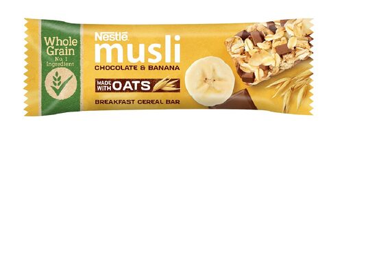 Musli batoniņš NESTLE šokolādes un banānu, 35g