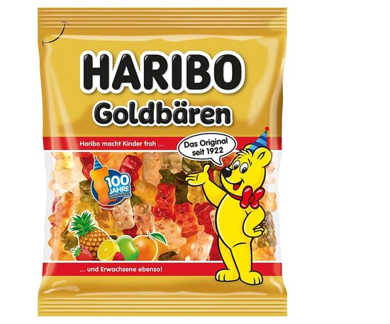 Želejkonfektes HARIBO Goldbaeren, 175g