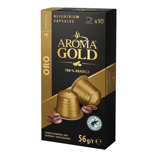 Kafijas kapsulas AROMA GOLD Oro, 10gab, 56g