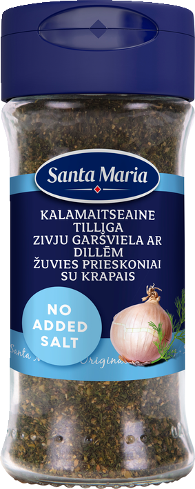 Zivju garšviela ar dillēm, bez pievienota sāls 23g, Santa Maria