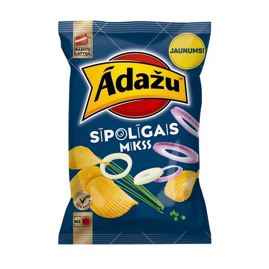 Čipsi ĀDAŽU Sīpolīgais mikss, 130g