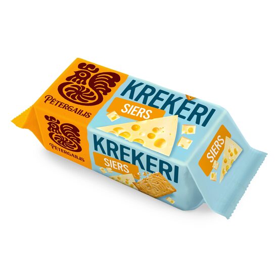 Krekeri PERGALE Pētergailis, siera, 72g