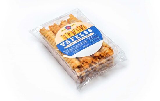 Vafeles LATSWEETS ar iebiezināto pienu un zefīru, 340g