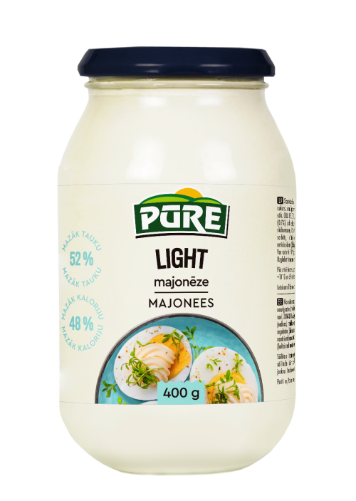 Majonēze PŪRE Light 34%, 400g