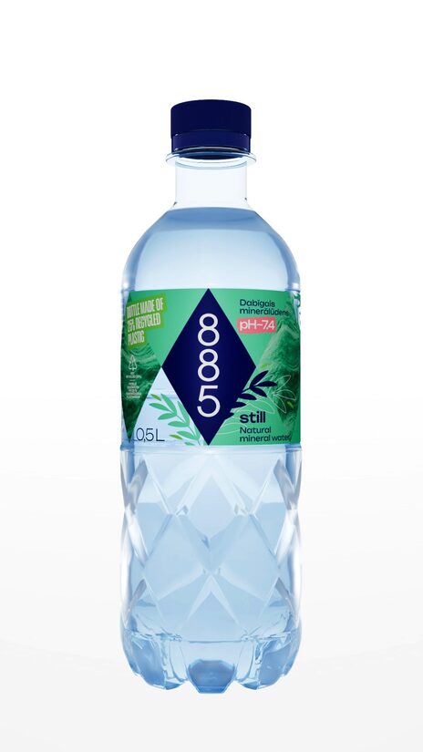 Dabīgais minerālūdens "885", negāzēts, PET, 0.5l (DEP)