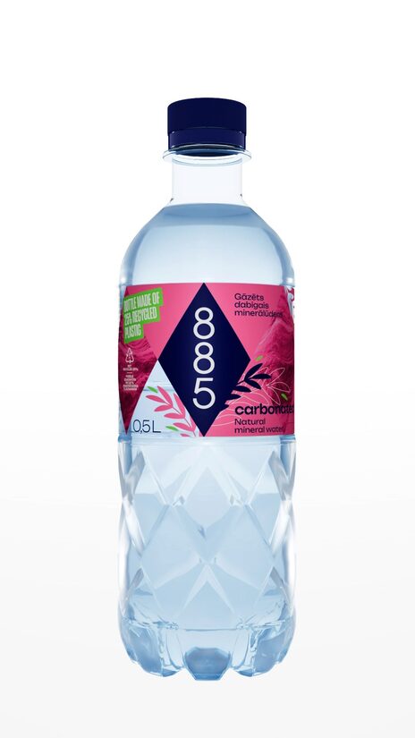 Dabīgais minerālūdens "885", gāzēts, PET, 0.5l (DEP)