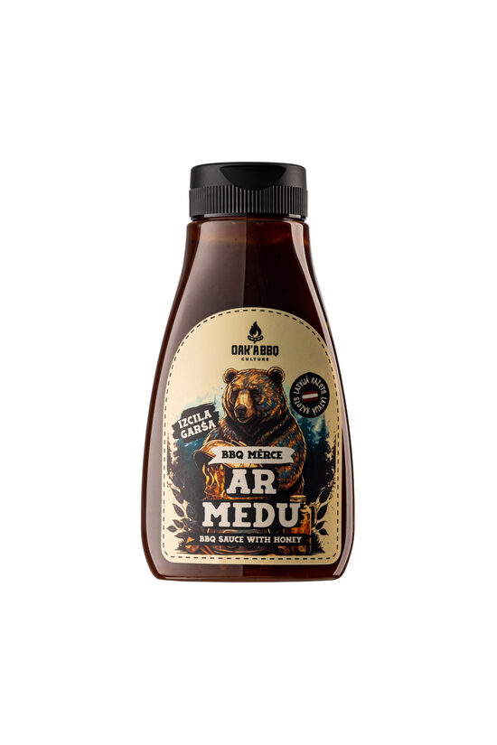 BBQ mērce OAK'A BBQ, ar Medu, 270g