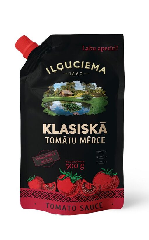 Iļģuciema Klasiskā tomātu mērce, 500 gr DOY-PAC