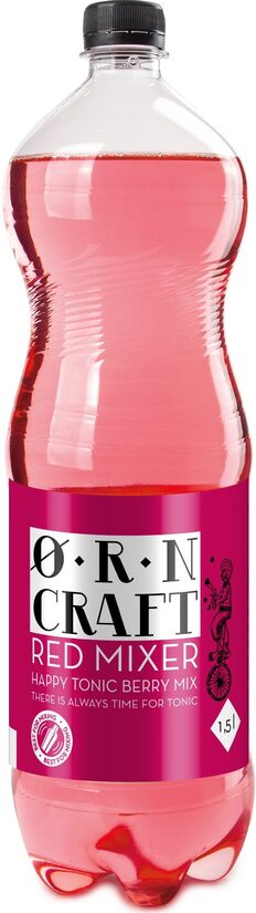 Bezalkoholisks dzēriens ORN CRAFT Red Mix Berry, gāzēts, PET, 1.5l (DEP)