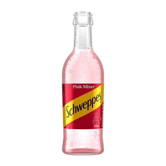 Dzēriens SCHWEPPES Pink Mixer, gāzēts, 0.25l RGB(DEP)