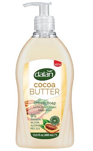 Šķidrās krēmziepes DALAN CREAM Cocoa Butter, 400ml