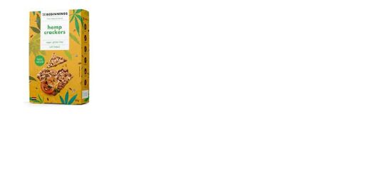 Kaņepju sēklu krekeri The BEGINNINGS, 80g