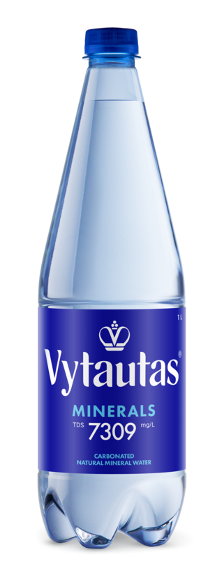 Naturāls minerālūdens VYTAUTAS, viegli gāzēts, 1l (DEP)